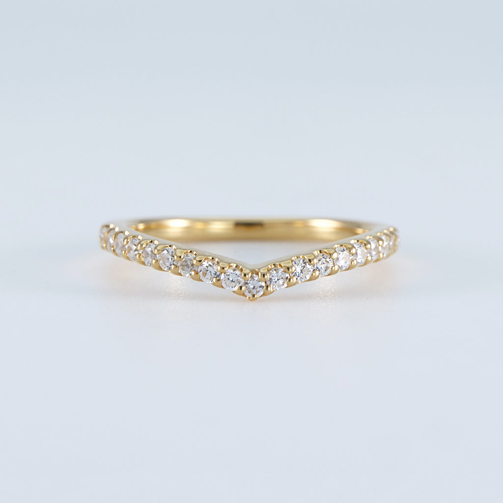 B】ハーフエタニティVリング（0.23ct） – トレセンテ オフィシャル