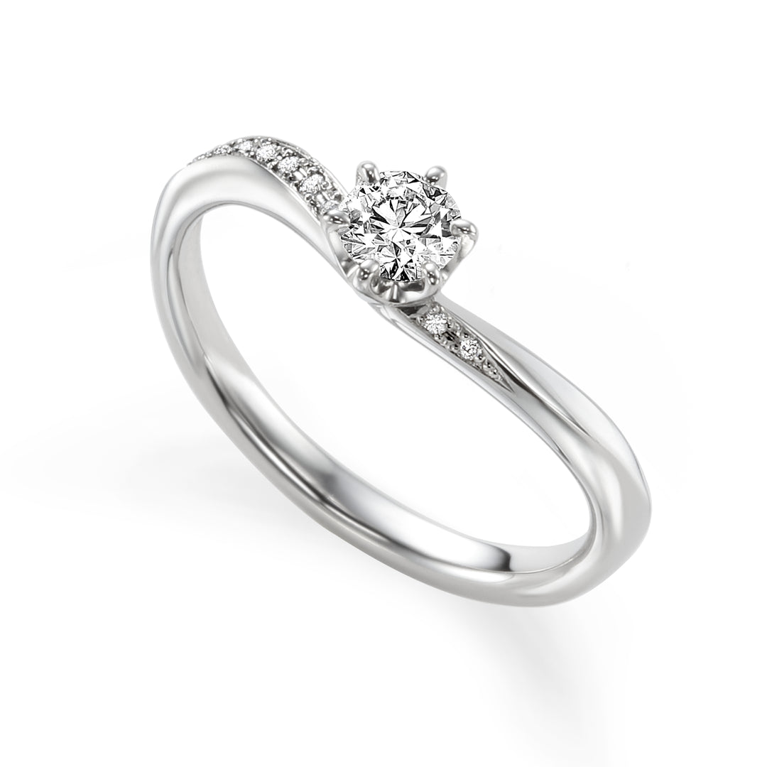 NEW/ダイヤモンドリング（アニバーサリオ ヴィータ）0.234ct