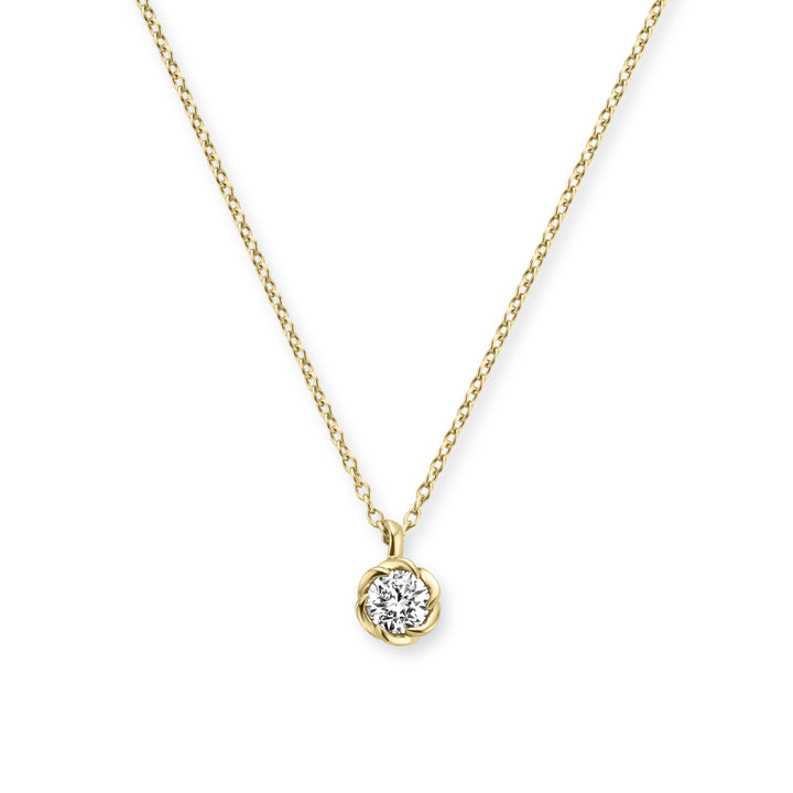 TRECENTI⭐︎18金WGダイヤモンドフローラネックレス TRECENTI⭐︎18金WGダイヤモンドフローラネックレス